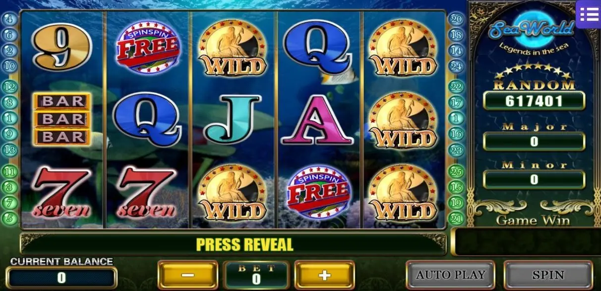 Seaworld slot game
